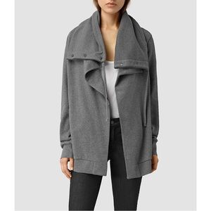 All Saints Gray Utility Jacket